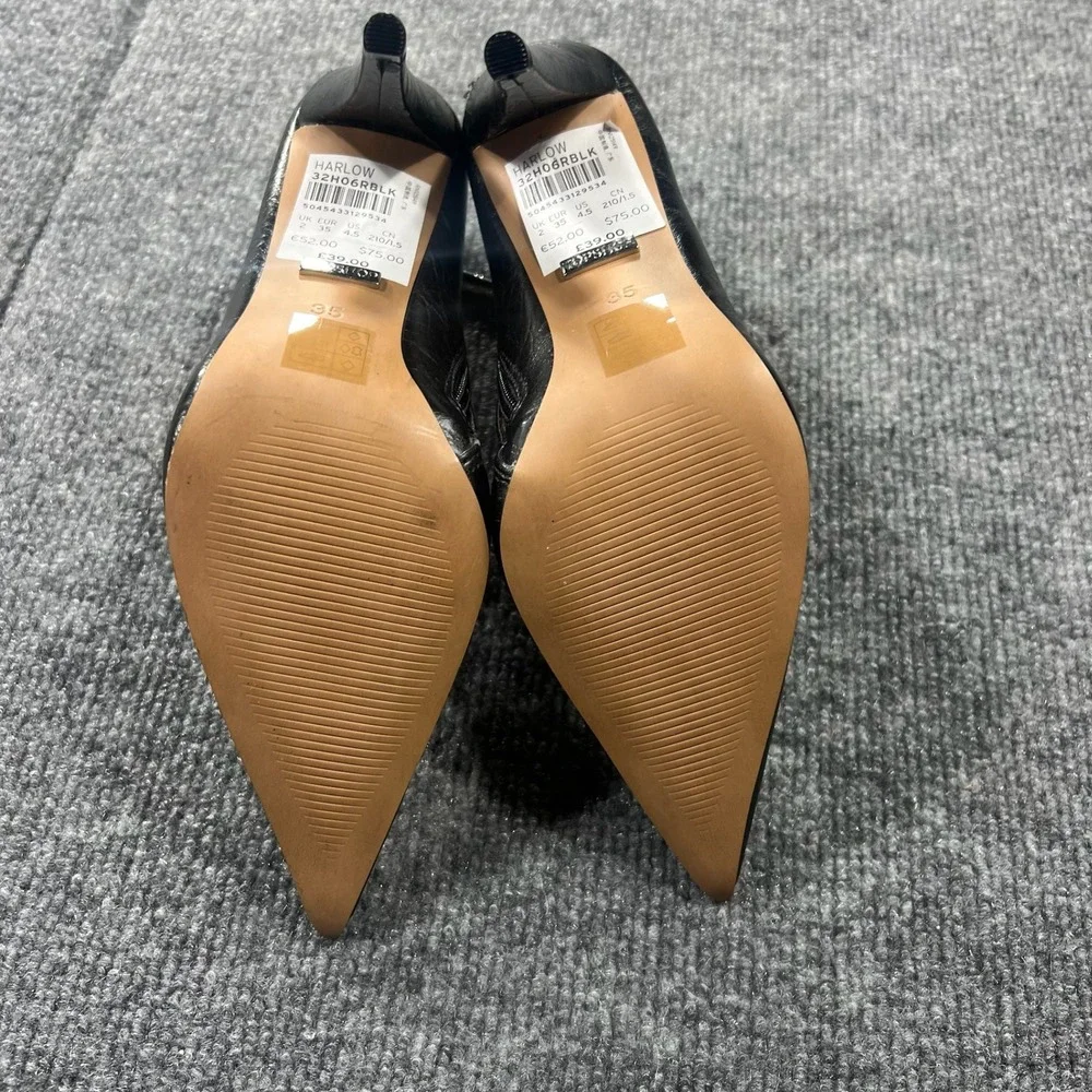 Topshop Harlow Women's Black Pointed Toe Ankle Boots EU 35 / US 4.5 Heel Booties